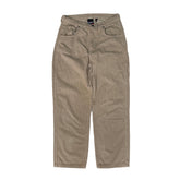 Vintage 90s Kickers light beige jumbo relaxed corduroy trousers carpenter pants W32” L30”